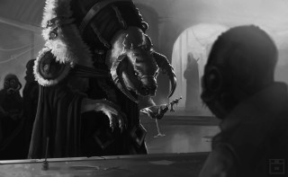 Man costume giant creature dark - a giant creature free wallpaper for desktop