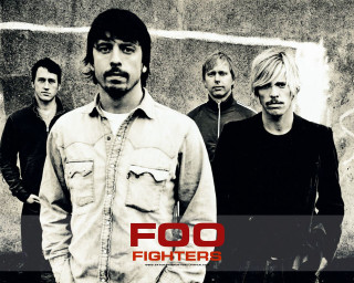 Group men standing wall foo - post grunge free wallpaper