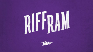 Purple background white lettering riffram - ray free wallpaper