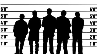 Men height chart figures silhouettes - figurativism free wallpaper for desktop
