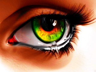 Close up eye scissors iris - iris free wallpaper