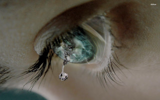Eye water drop iris anne - a close up of a persons eye free wallpaper