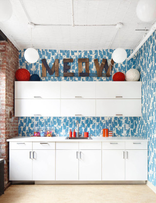 Kitchen blue white wallpaper sign - free happy birthday wallpaper for mobile