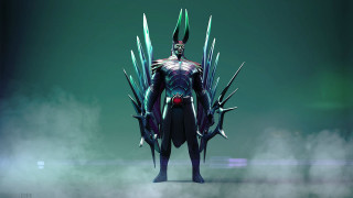 Man costume sword green background - a man in a costume free wallpaper for desktop