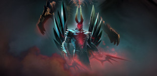 Demonic demon wings dark background - a demonic demon free wallpaper