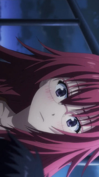 Pink hair blue eyes girl - the distance free wallpaper for mobile