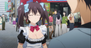 Woman dress crowd street man - a street free wallpaper for desktop