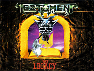 Goat with book in mouth - metal free wallpaper