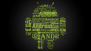 Green black text black background - android free wallpaper for desktop