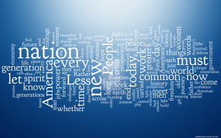 Blue background plane words languages - different language free wallpaper