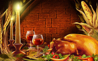 Turkey wine table brick wall - medieval free wallpaper