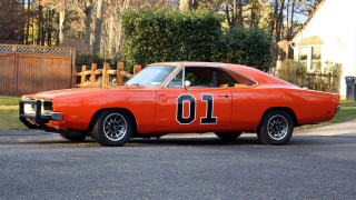 Orange muscle car number driveway - western free wallpaper