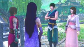 Group people pink dress urban - unreal engine 5 free wallpaper for desktop