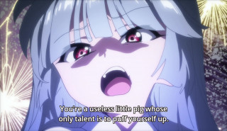 Girl surprised fireworks background caption - youre free wallpaper