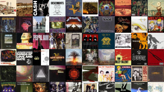 Album collage variety covers music - a collage of various album free wallpaper