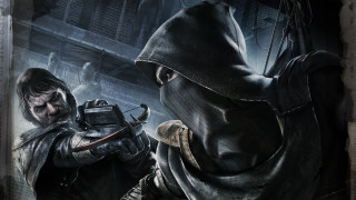 Man bow woman gun dark - aaa game free wallpaper