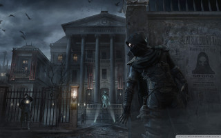 Man black outfit clock tower 2 - a black outfit free wallpaper