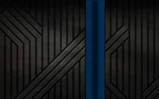 Black blue wall stripe middle - barnett newman free wallpaper