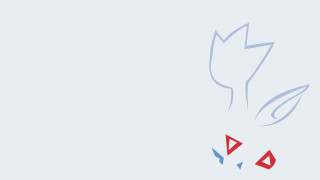 Cat red nose blue tail - a drawing of a cat free wallpaper