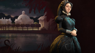 Woman dress lake building dome - da vinci free wallpaper