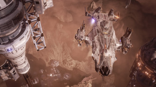 Sci fi fighter jet city - a sci free wallpaper for desktop