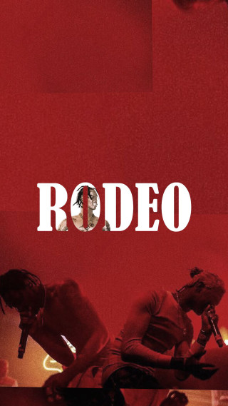 Rodeo man red background white - ayo free wallpaper for mobile