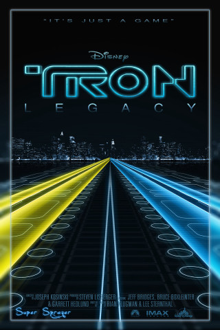 Iron legacy neon background light - poster art free wallpaper