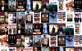 Movie collage covers image display - movie free wallpaper