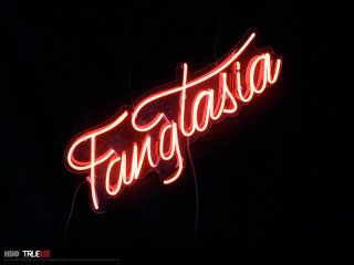 Neon sign futtasia dark background - edward ruscha free wallpaper