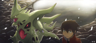 Boy girl giant monster red - a giant monster free wallpaper