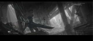 Man holding sword dark room 3 - bayard wu free wallpaper