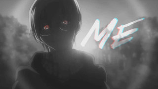 Red eyes light black background - me free wallpaper