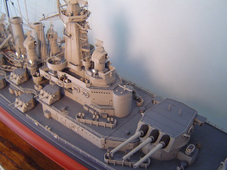 Battleship model guns hulls large - the deck free wallpaper