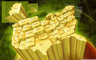 Map united states major cities - a map of the united states free wallpaper