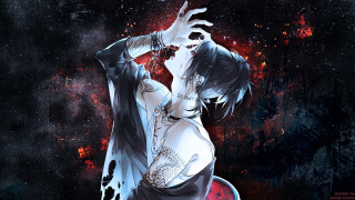 Gothic anime aya goda blood - red spot free wallpaper