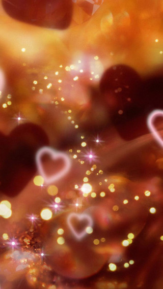 Heart shaped background small hearts - many free wallpaper for mobile