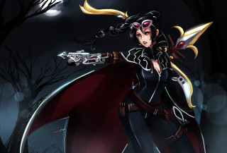 Woman gun sword dark forest - a dark forest free wallpaper