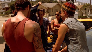 Group people car talking street - charles mahoney free wallpaper for desktop