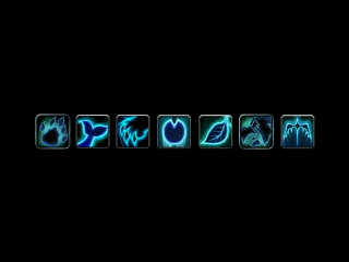 Game icons black background blue - league of legends free wallpaper