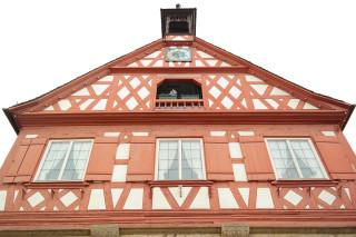 Tall building clock tower top - the top of its free wallpaper