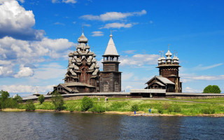 Rivercastle towerscape ecological matte skyline - andrei rublev free wallpaper