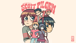 Scott pilgrim cartoon style background - graphic novel free wallpaper