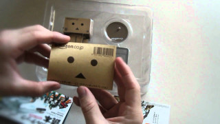 Person holding cardboard box face - a cardboard box free wallpaper