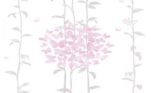 Pink flower leaves wallpaper white - white background free wallpaper for desktop