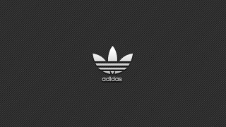 Adidas logo black background white 2 - the bottom of the logo free wallpaper