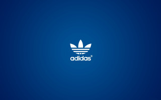 Blue background white adidas logo 4 - wallpaper free wallpaper for desktop