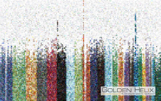 Colorful city dots golden hex - glitch art free wallpaper