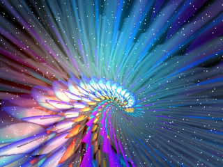 Colorful abstract background stars lines 4 - white center free wallpaper