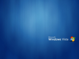 Blue background windows vista logo - isometric free wallpaper
