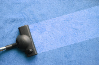 Vacuum blue carpet striped black - a blue stripe free wallpaper